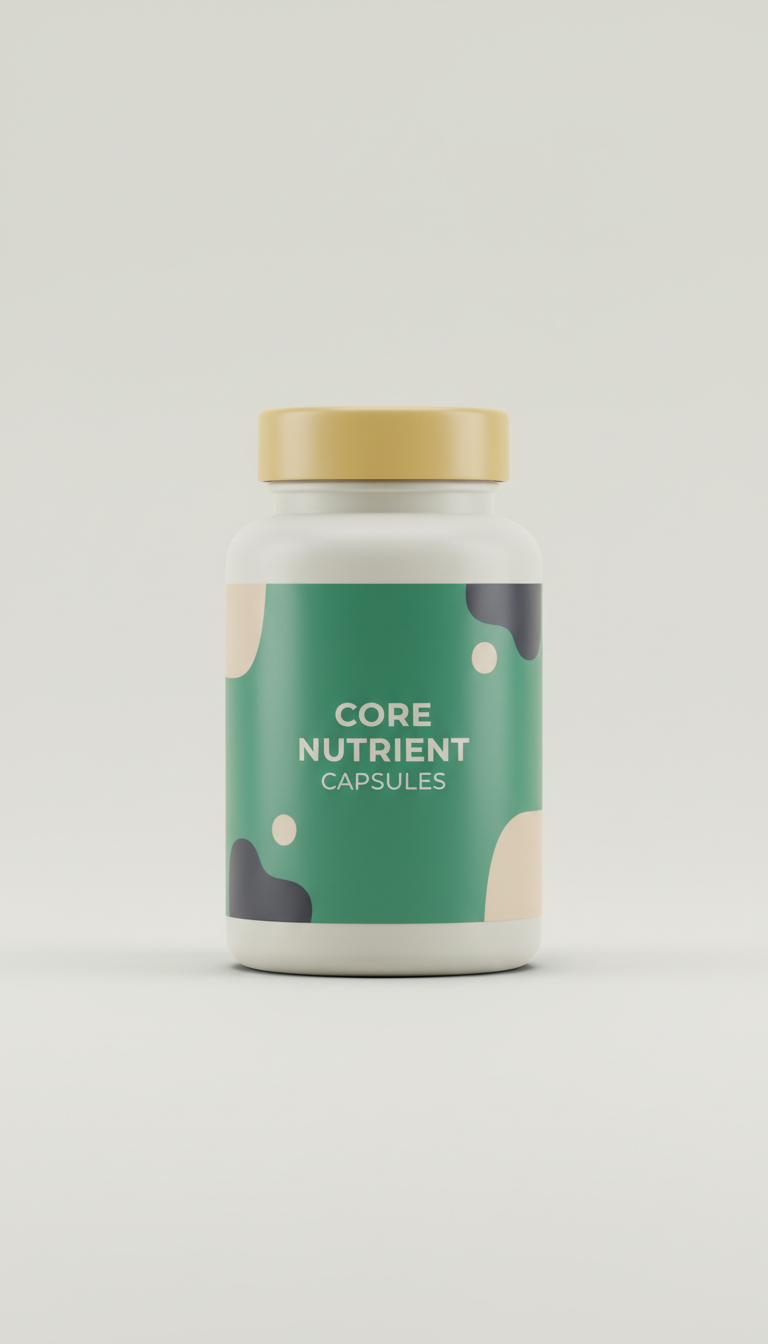 Core nutrient capsules with chelated minerals